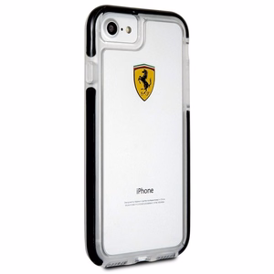 Ferrari Hardcase FEGLHCP7BK iPhone 7/8 SE 2020 / SE 2022 Shockproof transparent black