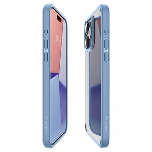 Spigen Crystal Hybrid Suojakuori iPhone 15 Pro Max:lle - Kirkas Sininen