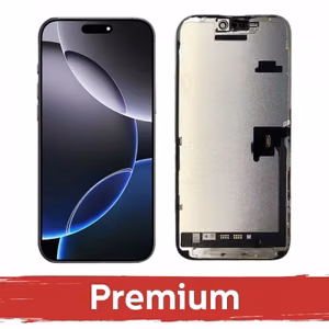 LCD Näyttö iPhone 16 Pro Max Musta (Hard OLED / Premium) /*Removable IC*/