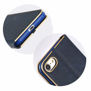 Flip case for Samsung J5 2017 Luna Book Gold navy blue
