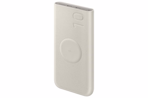 Tehopankki Samsung EB-U2510XUEGEU induktiivinen 10000 mAh 2x USB-C 25W SFC - beige