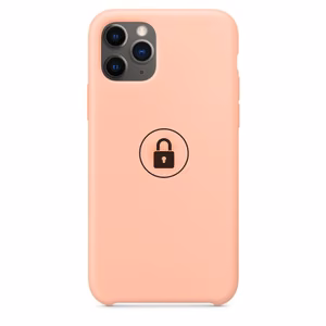 Puhelimen suojakuori Silicone Case iPhone 11 Pro / Grapefruit / pakkauksessa