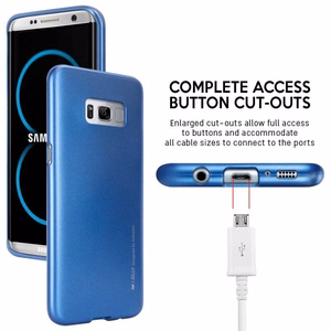 Mercury I-Jelly case for Samsung Galaxy S8+, blue