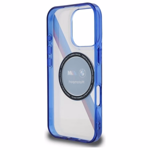 BMW BMHMP16X23HTPUT iPhone 16 Pro Max 6.9 läpinäkyvä kovakuori Motosport IML Circle MagSafe