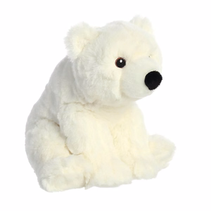 Eco Nation ympäristöystävällinen istuva jääkarhupehmolelu, 19 cm