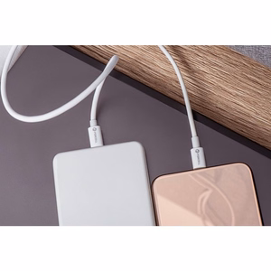 Kaapeli USB C - USB C Forcell F-Energy QC4.0 PD 3A 60W 1 m C338 valkoinen
