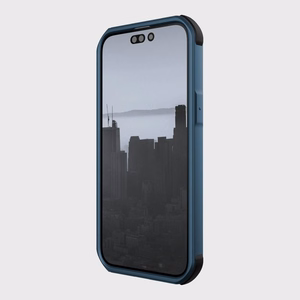 Raptic X-Doria Fort Case iPhone 14 Pro Max MagSafe panssaroitu sininen suojus