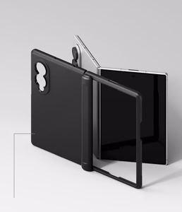 Ringke Onyx Flap -suojakuori laitteelle Samsung Galaxy Z Fold 8, MagSafe-yhteensopiva – musta