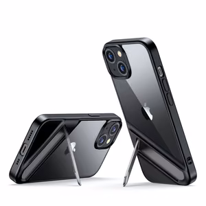 Ugreen LP634 Kickstand Suojakuori Kovakuori Geelireunuksella ja Sisäänrakennetulla Jalustalla iPhone 14 Plus:lle (90925)