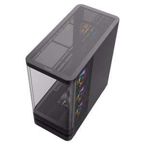 MODECOM Volcano AQ100 ARGB -miditornikotelo, musta