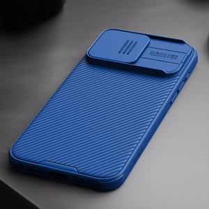 Nillkin CamShield Pro Magneettinen Suojakuori iPhone 15 Plus:lle kamerasuojalla - musta