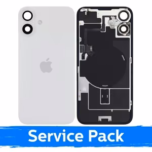Takakuori yhteensopiva Apple iPhone 16 Plus / valkoinen / (Service Pack)