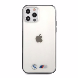 BMW Sandblast kotelo iPhone 12 Pro Max - läpinäkyvä - läpinäkyvä