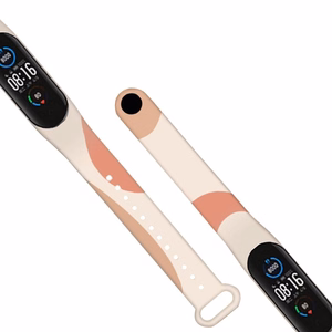 Hihna Moro bändi Xiaomi Mi Band 3 / 4 silikonihihna katsella rannekoru malli 6