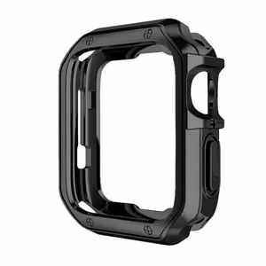 Pehmeä vahva kellokuori Apple Watch 41 mm:lle (Series 7/8/9) - musta