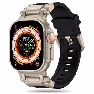 Tech-Protect Delta Pro Apple Watch 4/5/6/7/8/9/SE/Ultra 1/2 (42/44/45/49 mm) Musta/Titaani
