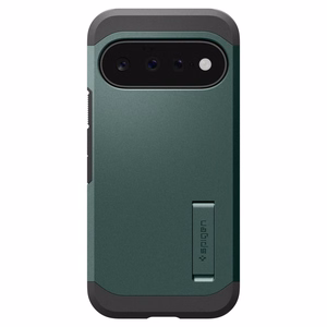 Spigen Tough Armor Mag MagSafe -suojakuori Google Pixel 11 -mallille, tummanvihreä