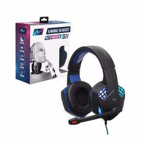 ART johdolliset kuulokkeet pelaaminen Jack 3,5 mm / USB A mikrofonilla G11 musta