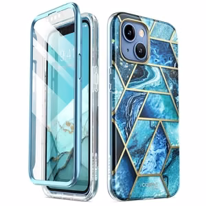 Supcase Cosmo Suojakuori iPhone 14 Pluslle - sininen