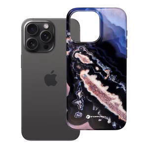 Suojakuori iPhone 15 PRO MAX:lle Forcell F-Protect Mirage MagSafe-yhteensopiva Military Drop-Test kultainen saari