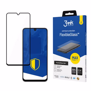 Hybridilasi 3mk FlexibleGlass Max Musta Samsung Galaxy M16 5G:lle