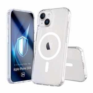 3mk Armor MagCase iPhone 13 / 14:lle - Läpinäkyvä