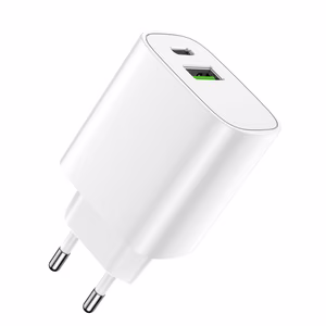 Forever LS-04 laturi 1xUSB QC 3.0 + 1xUSB-C PD 20W (valkoinen)