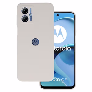 Silicone Lite Suojakuori Motorola Moto G14:lle - titaani