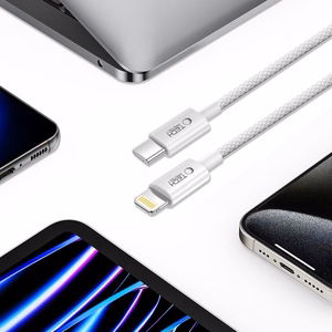 Tech-Protect UltraBoost USB-C / Lightning PD27W/3A kaapeli 100 cm - harmaa