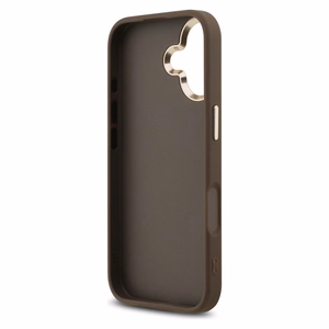 Guess 4G Big 4G Classic Logo -suojakuori iPhone 17 - ruskea ja kulta