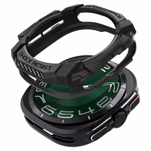 Spigen Rugged Armor Suojakuori Samsung Galaxy Watch Ultra (47mm):lle - matta musta