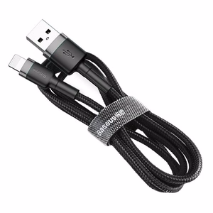 USB Cable Baseus "Cafule" Black/Grey "Lightning" 300cm