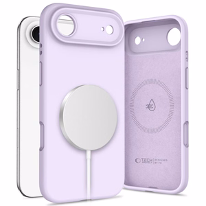 Tech-Protect Silicone MagSafe Suojakuori iPhone 17 Air:lle - Violetti