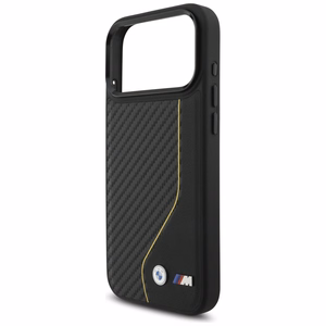 BMW M Carbon Line & Logo MagSafe Suojakuori iPhone 17 Pro Maxille - keltainen