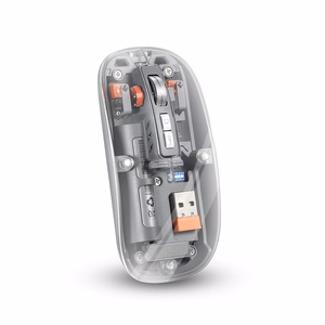 Cliptec Tietokonehiiri Transparent RZS630 langaton optinen 1600DPI