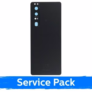 Takakansi yhteensopiva Sony Xperia 1 III musta (Service Pack)