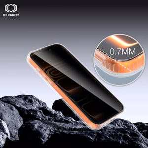 Tel Protect Dust-Free Easy Fit Privacy Titan karkaistu lasi Samsung Galaxy S26 Plus -puhelimelle musta (sormenjäljellä avaus)