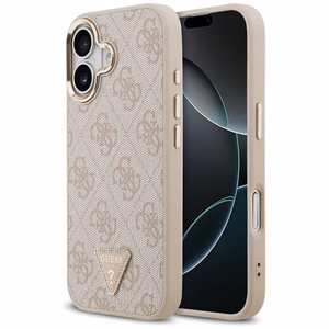 Guess 4G Triangle Logo MagSafe Suojakuori iPhone 17:lle - ruusukultainen