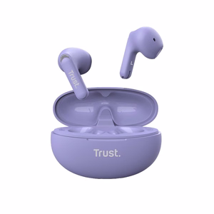 Trust Yavi Bluetooth TWS langattomat nappikuulokkeet ENC:llä, violetit