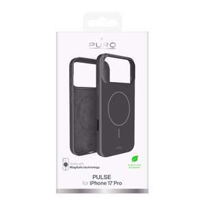 Puro Pulse iPhone 17 Pro polykarbonaatti suojakuori - harmaa