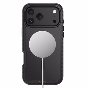 Tech-Protect Defense MagSafe suojakuori mallille iPhone 17 Pro Max / 18 Pro Max – mattamusta