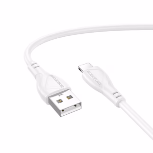 Borofone kaapeli BX121 Energy - USB - Lightning - 2,4A 1 metri, valkoinen