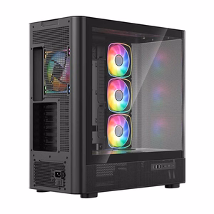 MODECOM Volcano AQ300 ARGB -miditornikotelo, musta