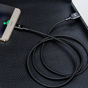 Wozinsky Kaapeli USB - microUSB 2,4A 1m musta (WUC-M1B)