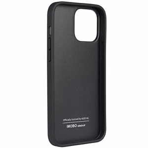 Audi Genuine Leather Suojakuori iPhone 13 Pro Max 6.7 musta/musta kova kuori AU-TPUPPCIP13PM-Q8/D1-BK