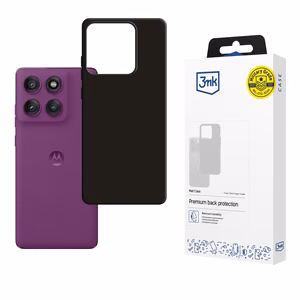 3mk Matt Case Motorola Edge 60 Pro:lle - matta musta