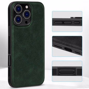 Suojakuori X-Level "Earl III Collection" Apple iPhone 16 Pro Max tummanvihreä