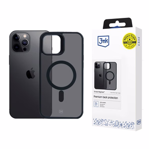 3mk Smoke MagCase Apple iPhone 12 Pro Max:lle - Musta