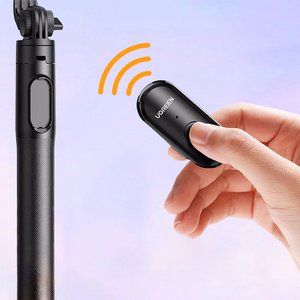 Selfie stick Ugreen LP586 telescopic tripod with Bluetooth remote control 1.5m - black