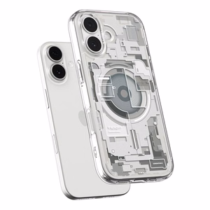 Spigen Ultra Hybrid Mag Magsafe Suojakuori iPhone 17:lle Zero One Natural Titanium
